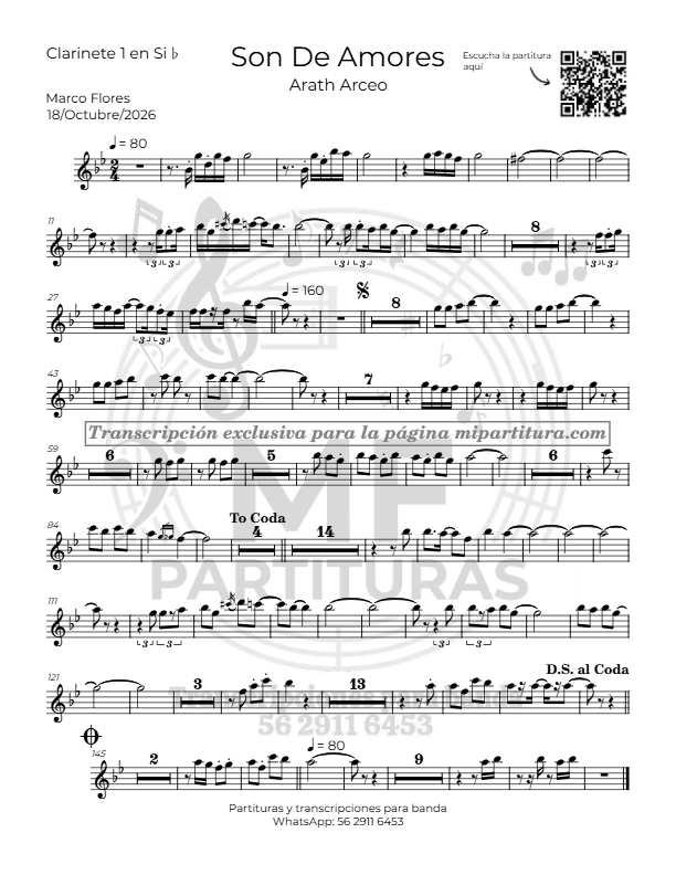 La imagen puede contener una previsualizacion de una partitura
